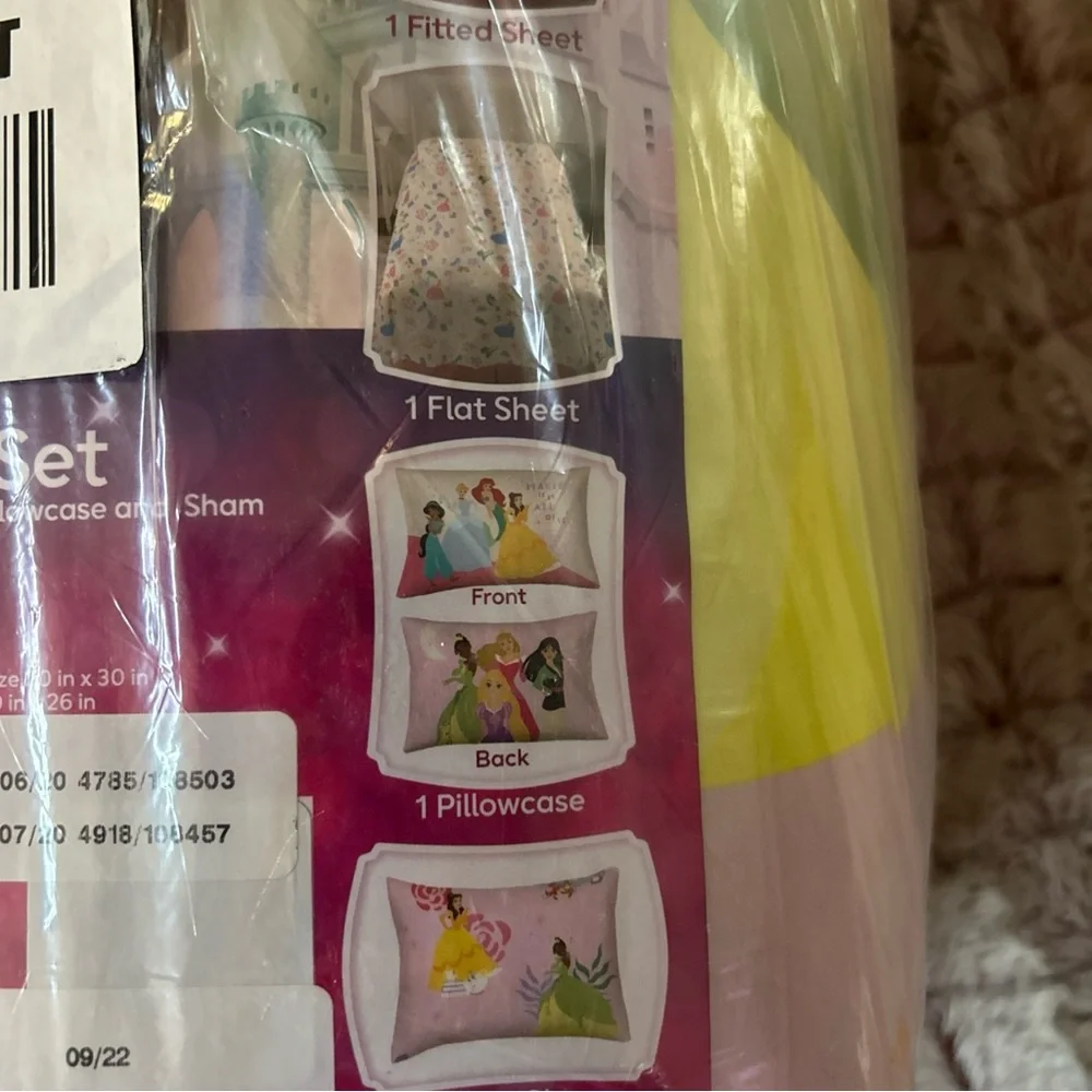 Disney Princess 5 Piece Twin Bed Set